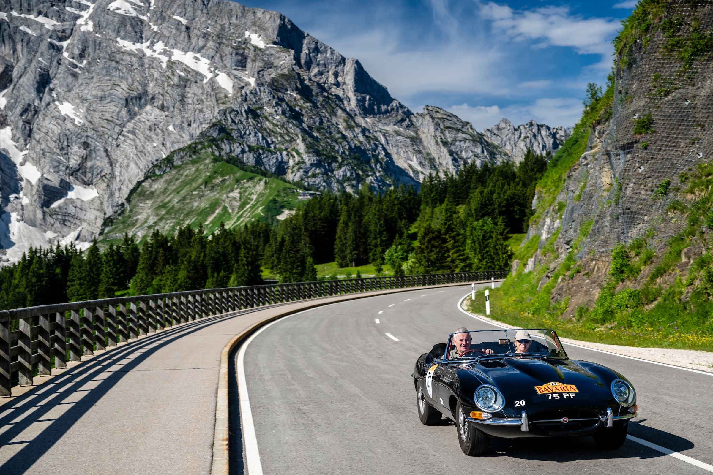 E-TYPE EXCELS ON RALLY THE GLOBE'S 'BRILLIANT' CARRERA BAVARIA