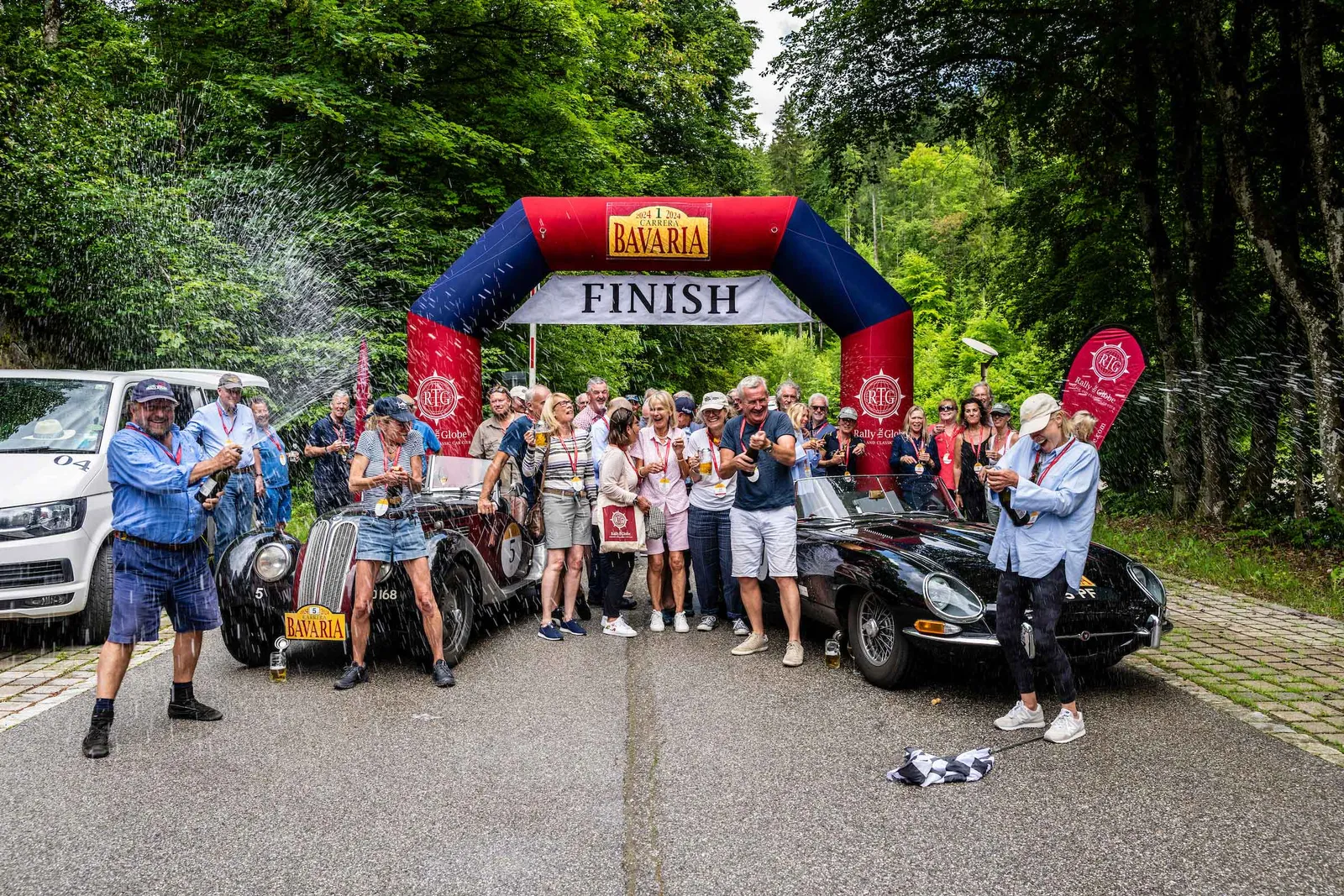 E-TYPE EXCELS ON RALLY THE GLOBE'S 'BRILLIANT' CARRERA BAVARIA