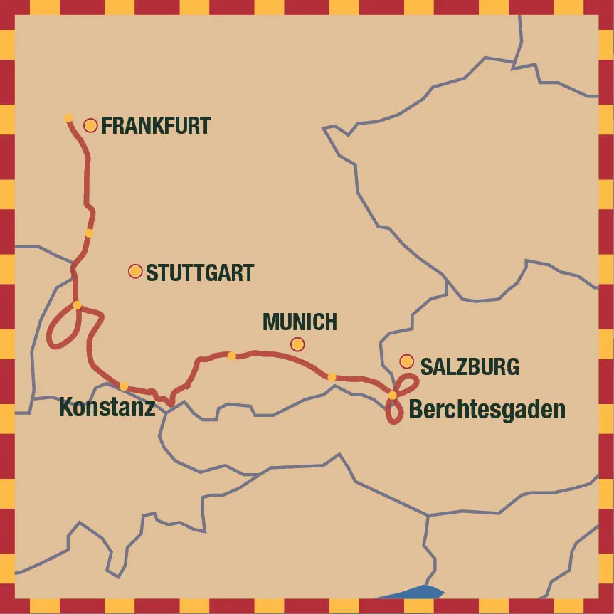 Carrera Bavaria route map