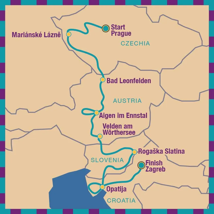 Carrera Bohemia 2027 route map