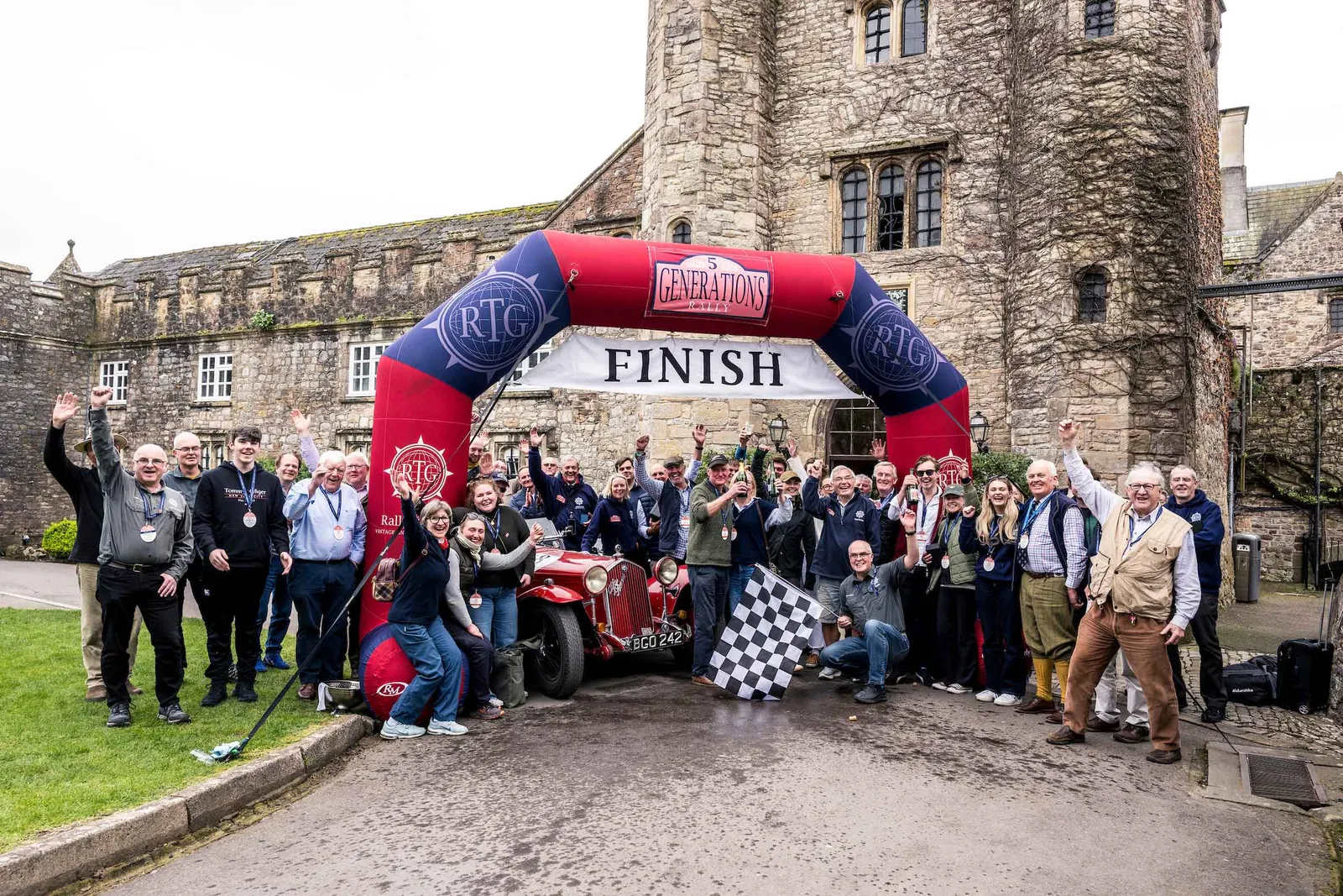 HIGH FIVES ALL ROUND FOR GENERATIONS RALLY WINNERS