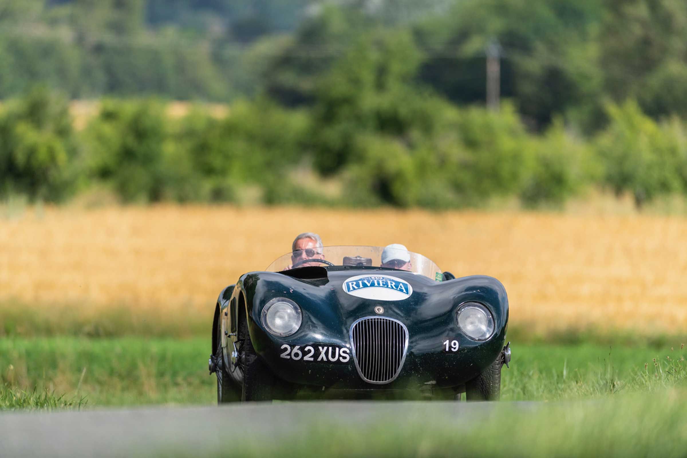 STUNNING JAGUAR C-TYPE MAKES MORE HISTORY WITH CARRERA RIVIERA VICTORY