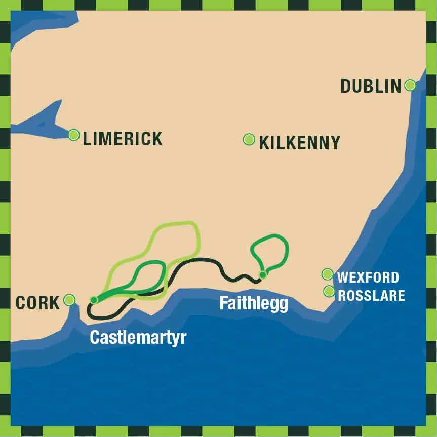 Vintage Shamrock 2023 route map