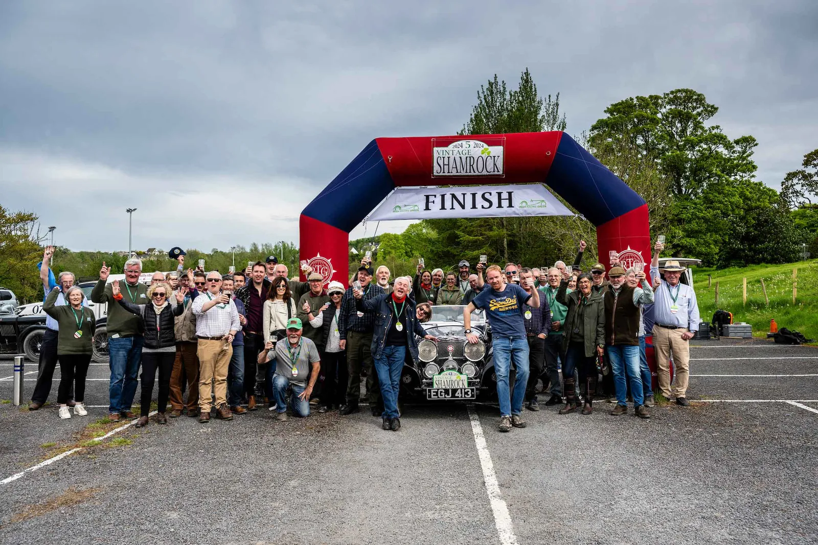 STUNNING SS JAGUAR POUNCES TO TAKE VINTAGE SHAMROCK SPOILS