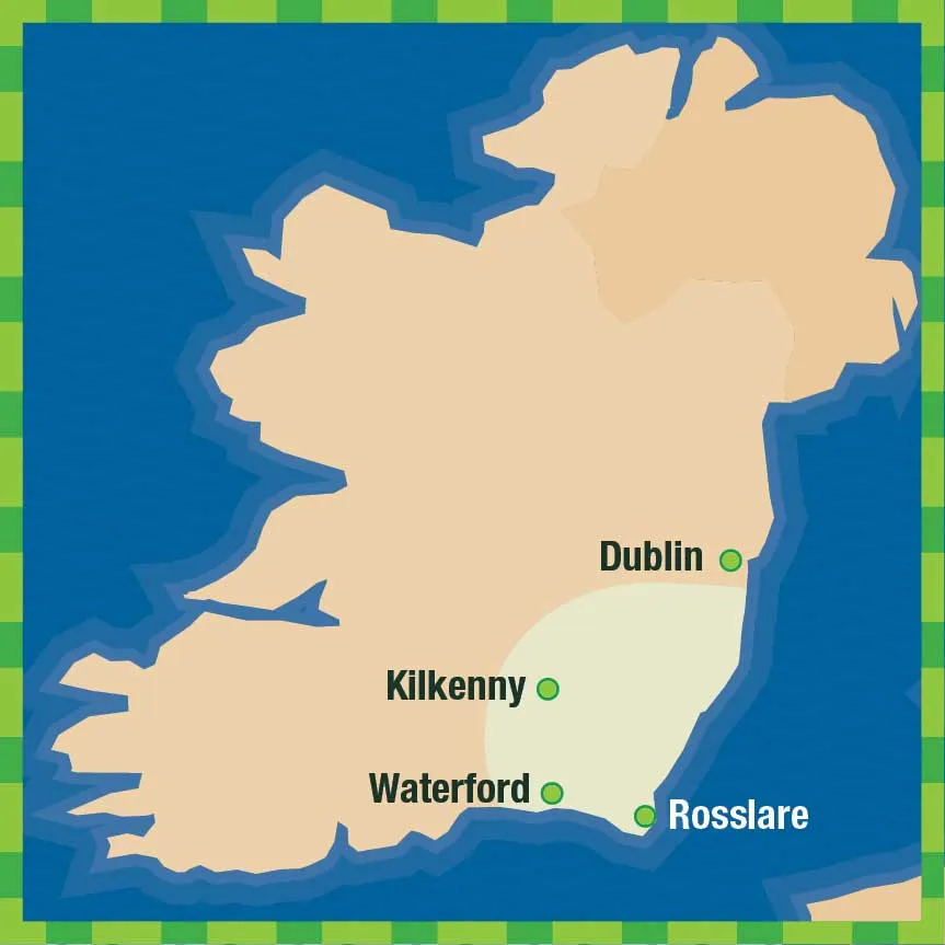 Vintage Shamrock 2026 route map