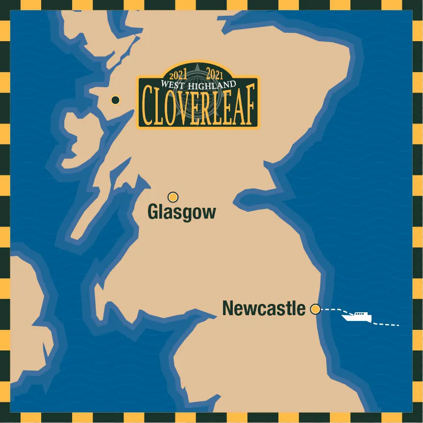 West Highland Cloverleaf June route map